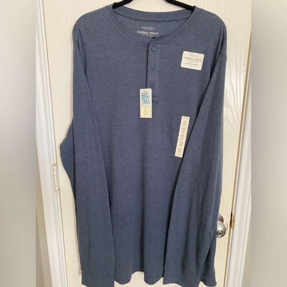 Sonoma men’s long sleeve shirt size  XXLT